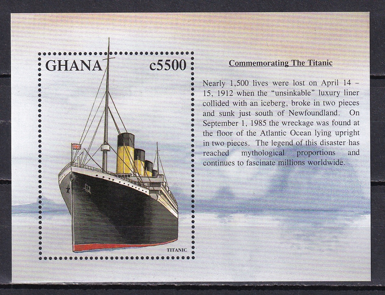 Ghana, Blok 349, 1998r., stan **, A3951