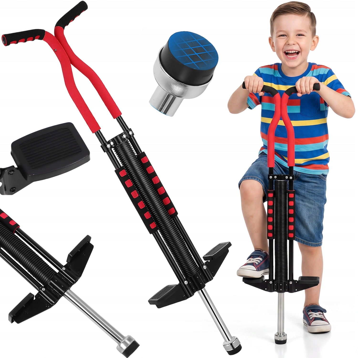 Pogo Skoczek Do Skakania Drążek Jump Stick Zabawki Dla Dzieci Koordynacja