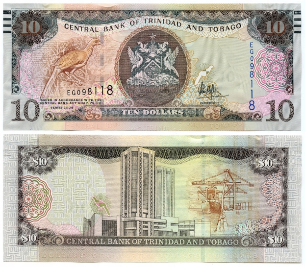 TRYNIDAD i TOBAGO 10 DOLARÓW 2006 P-57b UNC