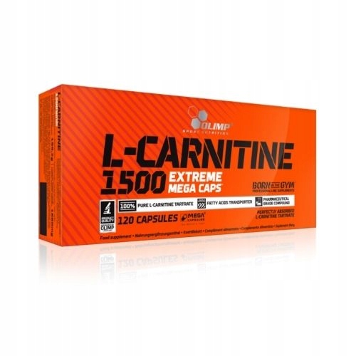 Olimp – L-Carnitine 1500 Extreme Caps – 120 kapslí