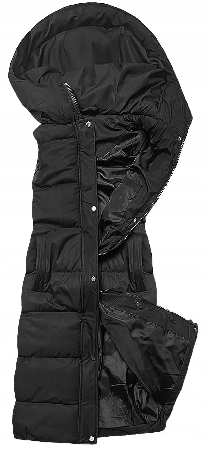 Dlouhá dámská Vesta 5M728 Černá XL (42)