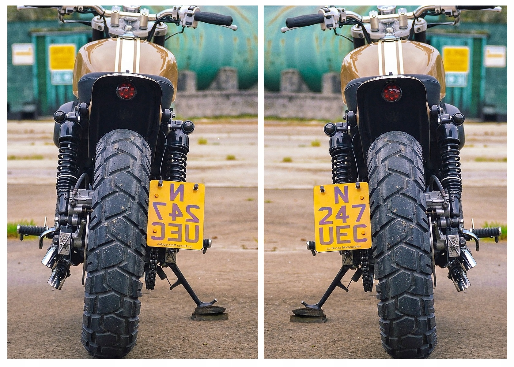 Mocowanie tablicy boczne custom bobber scrambler Manufacturer PROTOTYPE