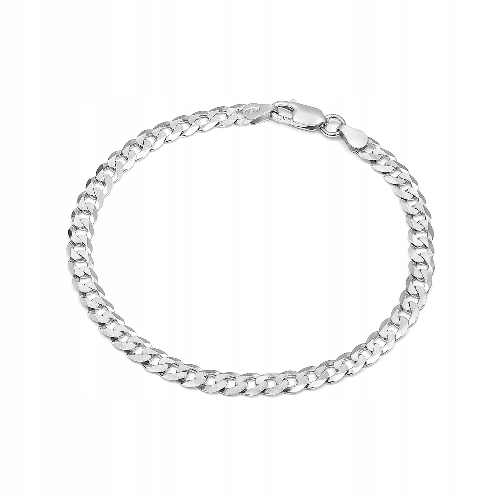 Stříbrný Náramek S Rhodiem 1 9 Cm 5 mm Stříbro 925