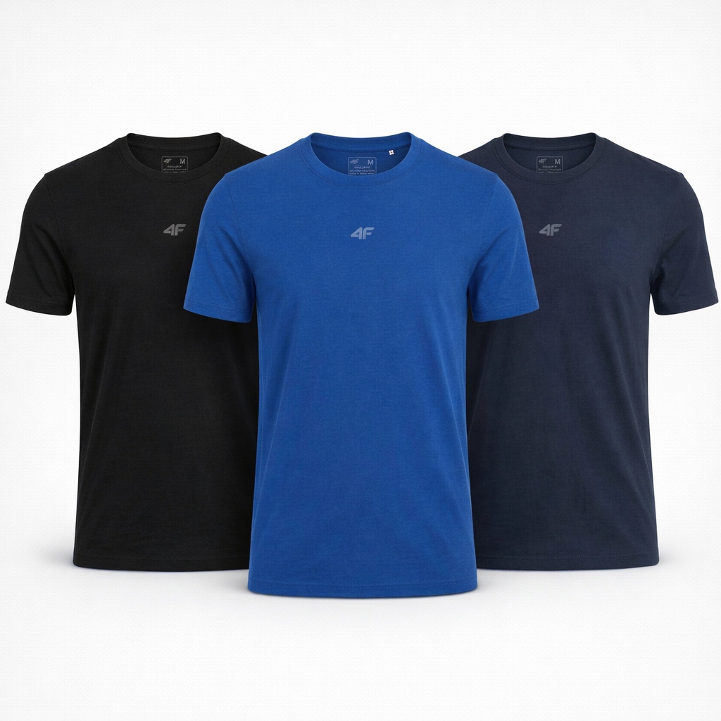 Pánské Tričko 4F Tričko Limitovaná Sada 3 Kusů 4XL M3947 SS26