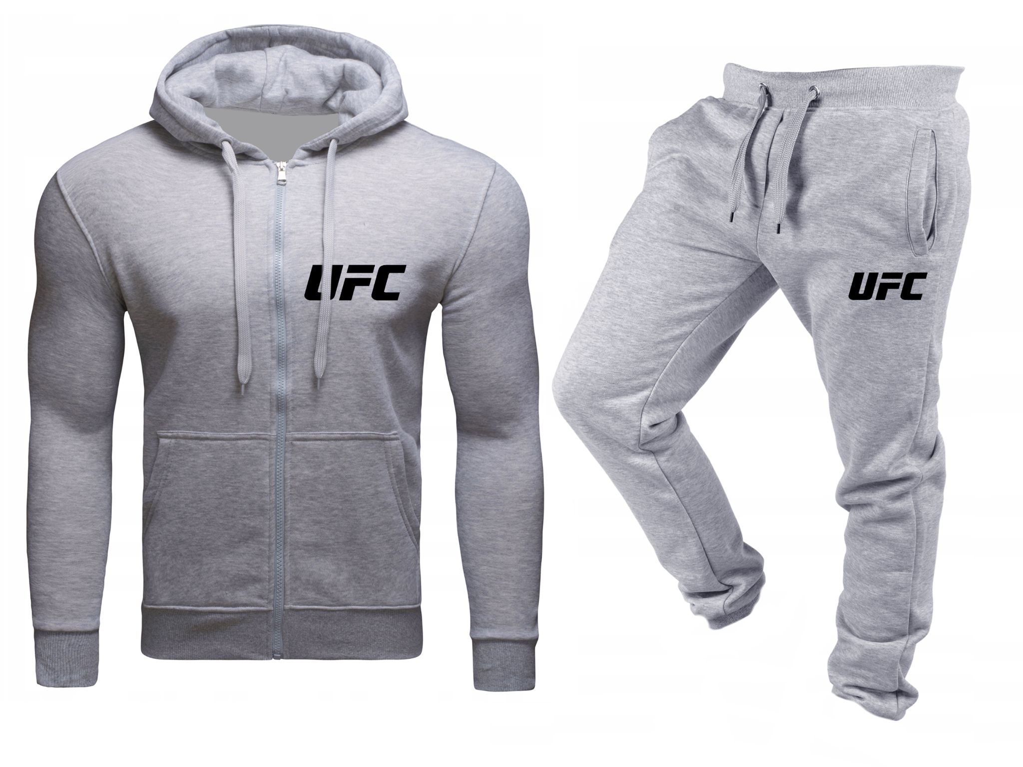 

Komplet Dresowy Dres Ufc Rozpinany XXL