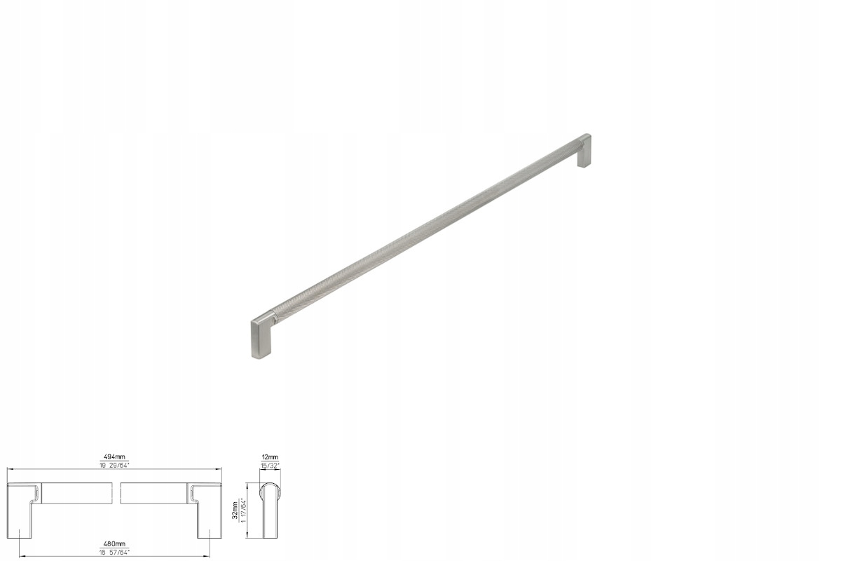 Nábytkový držiak Siro 2457-494ZN27ZN27 s efektom ušľachtilej ocele