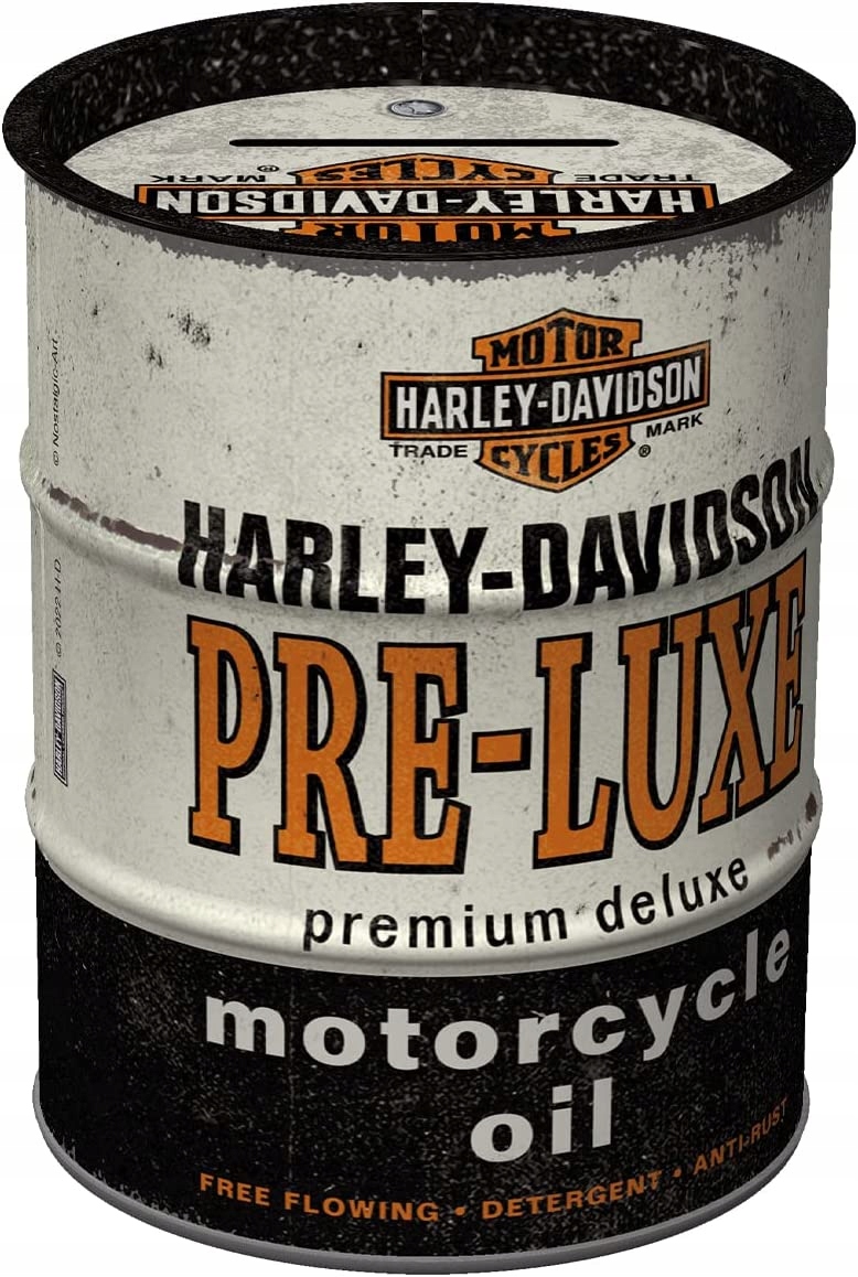 

Skarbonka Metalowa Beczka Puszka Harley Davidson