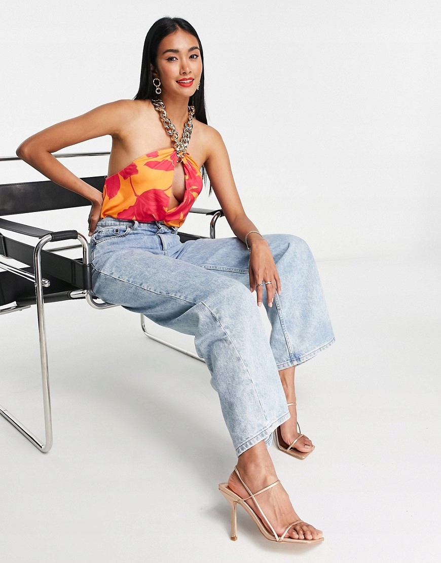 Luxe Body z ozdobnym łańcuszkiem M (38) Rozmiar M (38)