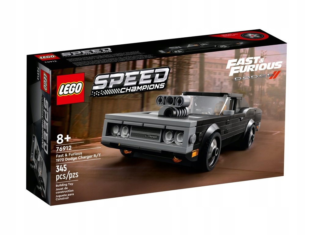 Lego Speed Champions 76912 Rychle a zběsile 1970 Dodge Charger R/t Nové