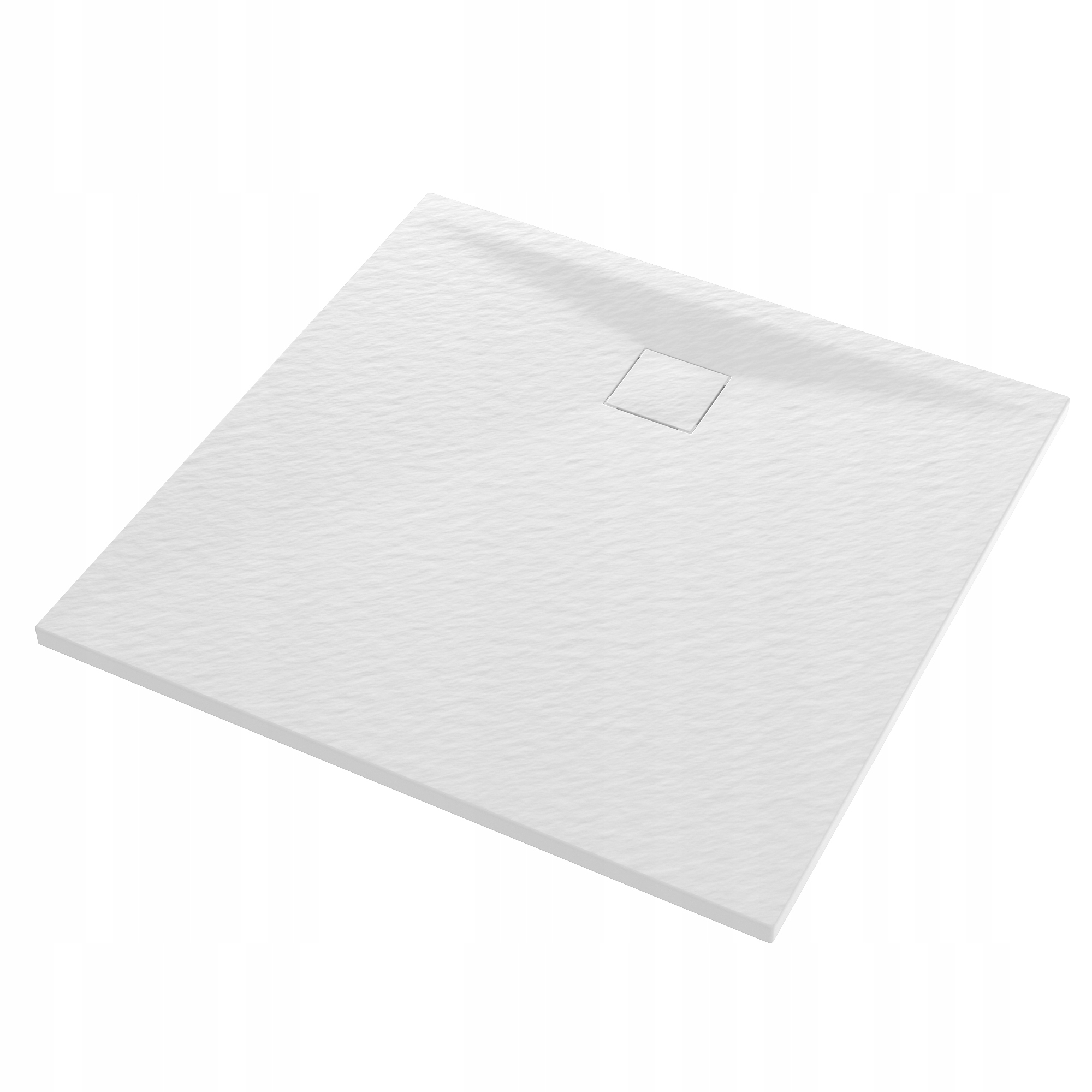 Bílá Čtvercová Sprchová Vanička 90 x 90 cm Smc Kompozit Teja