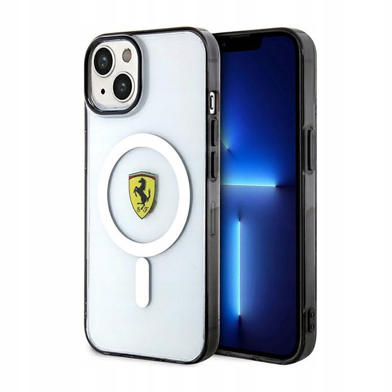 Ferrari Magsafe – Pouzdro pro iPhone 14 (Průhledný)