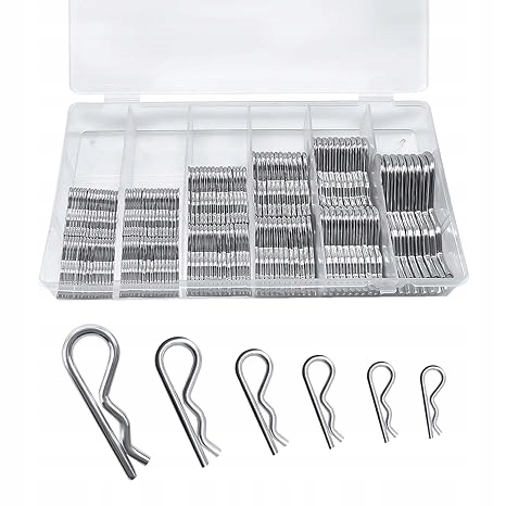 ZAWLECZKI SPRĘŻYNOWE ZESTAW ZAWLECZEK SPRĘŻYNOWYCH 150SZT ZAWLECZKA 2.4-4mm Kod producenta FT-OA150