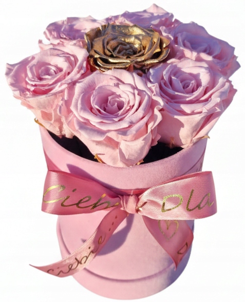 Velké živé věčné růže Květinová krabička na Dárek Valentýna Den žen Vůně