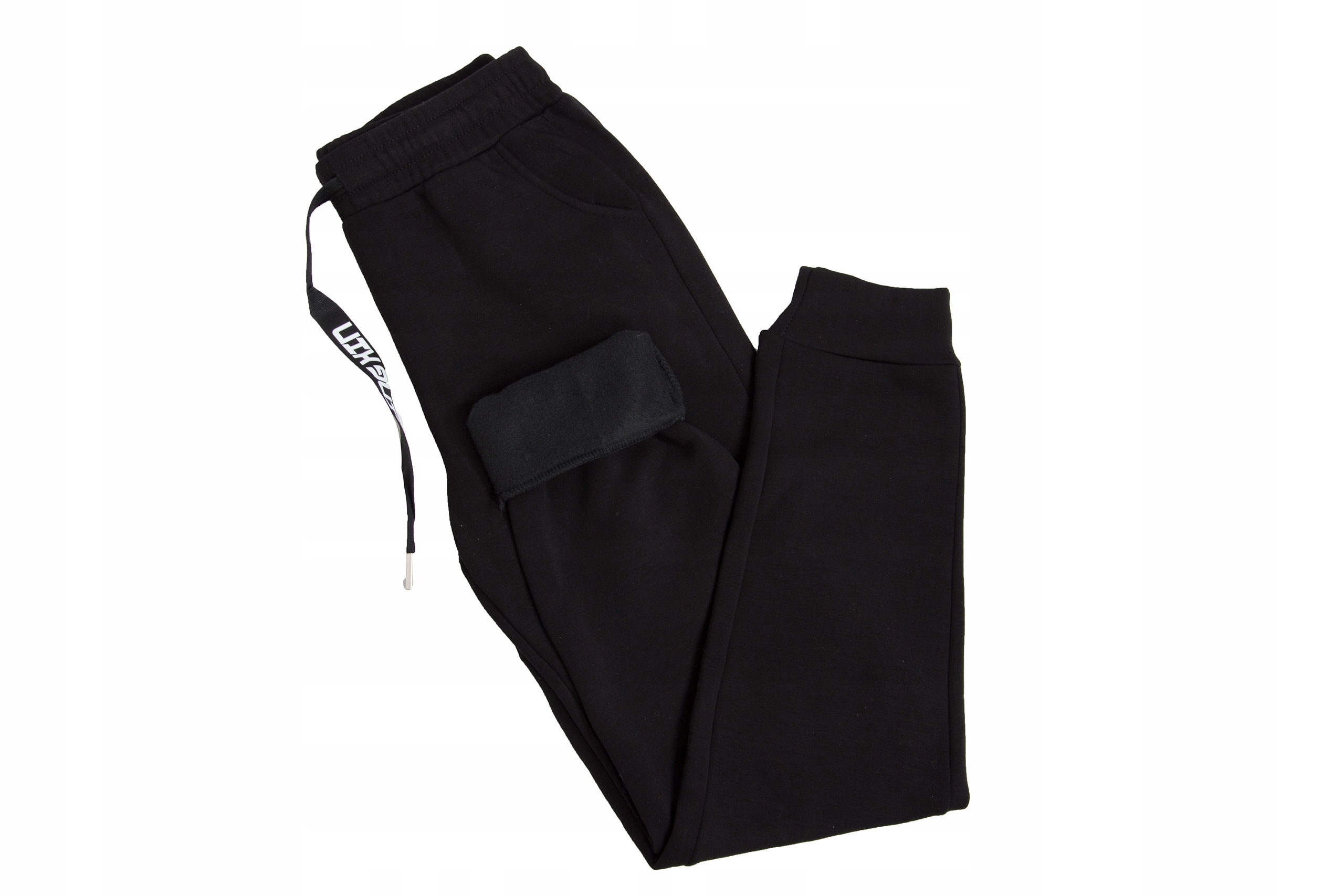 M355 OCIEPLANE DAMSKIE SPODNIE DRESOWE wysoki stan XXL/3XL Zapięcie brak