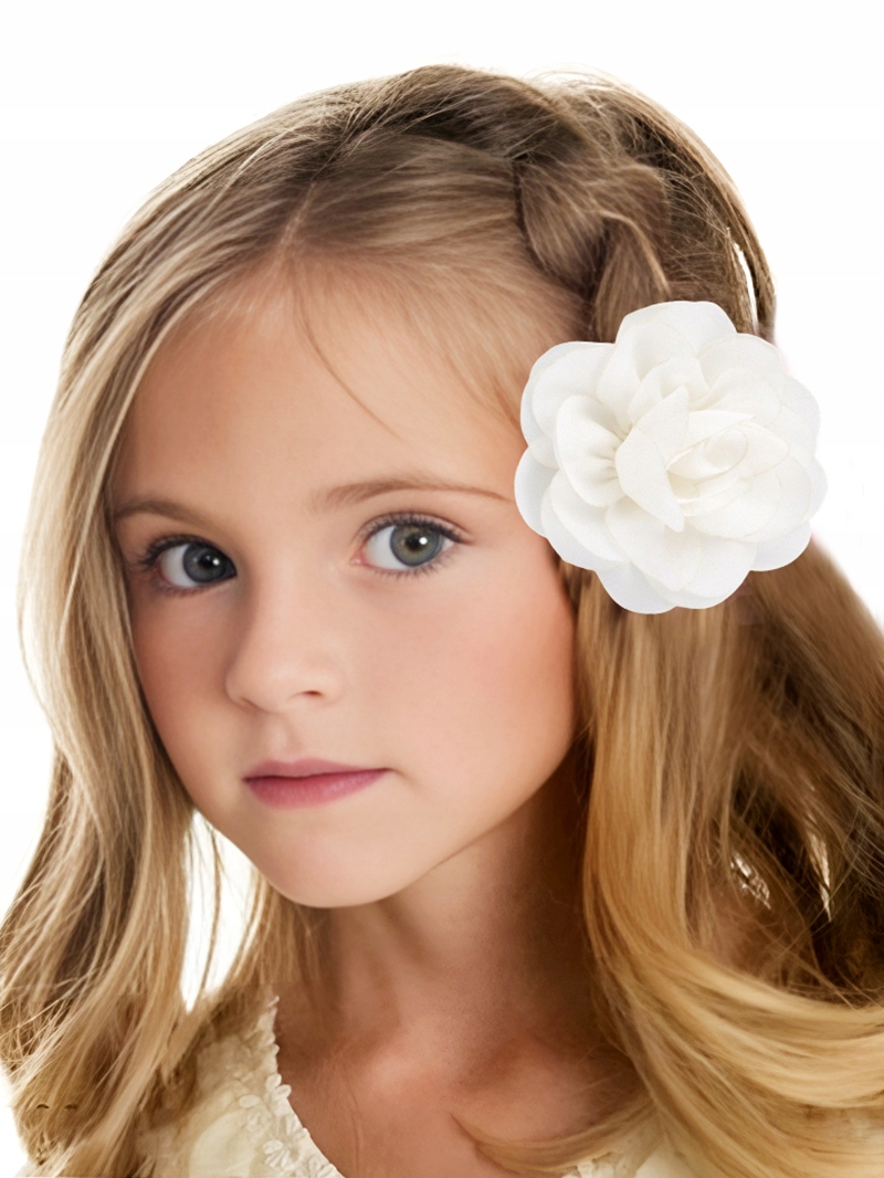 SPINKA RÓŻA DO WŁOSÓW DLA DZIEWCZYNKI BIAŁA Marka Inna marka