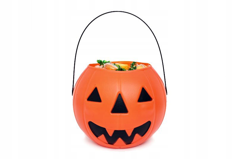 

Wiaderko Koszyczek Na Słodycze Dynia Pomarańcz