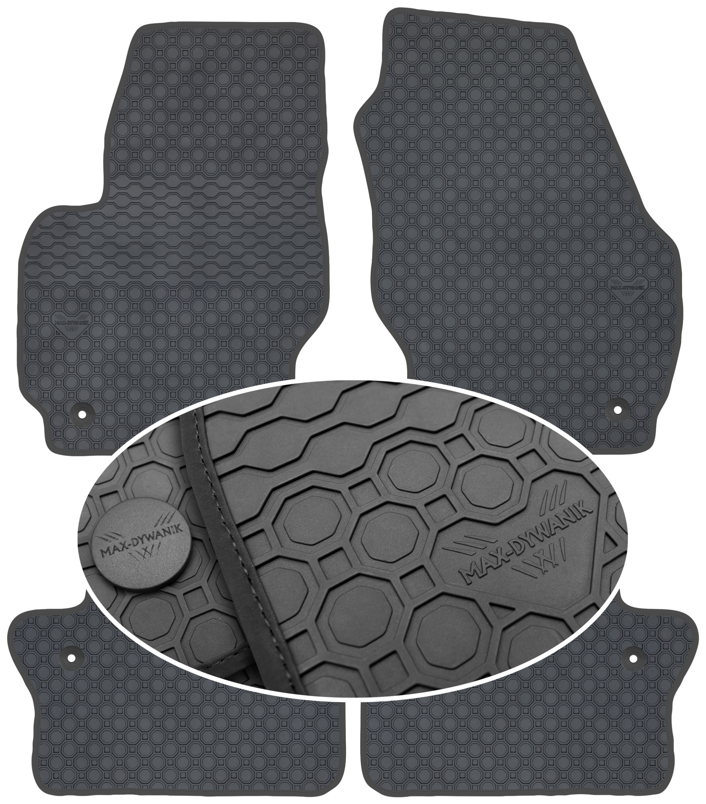 Volvo S80 II 2006-2016 Koberce Čierne