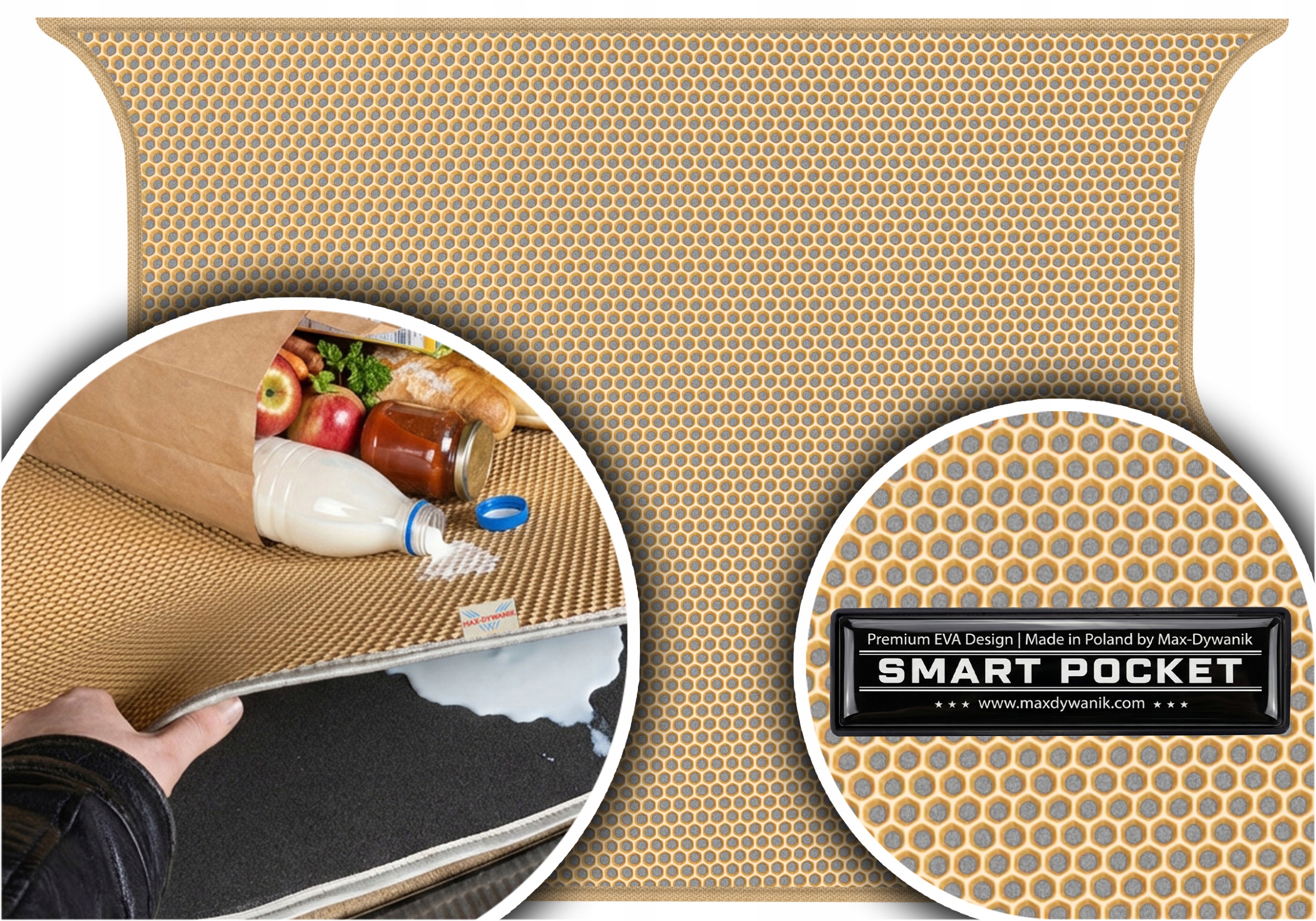 Ford Fiesta IV Hatchback 1999-2002 Vložka do batožinového priestoru Eva Smart Pocket Béžová