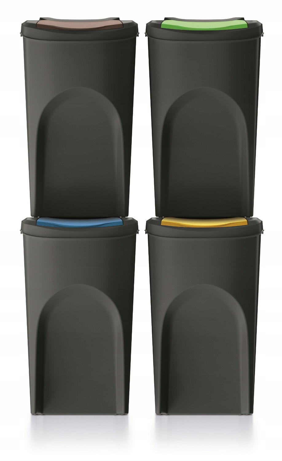 Zestaw koszy do segregacji śmieci 4x35L Keden Ikwb