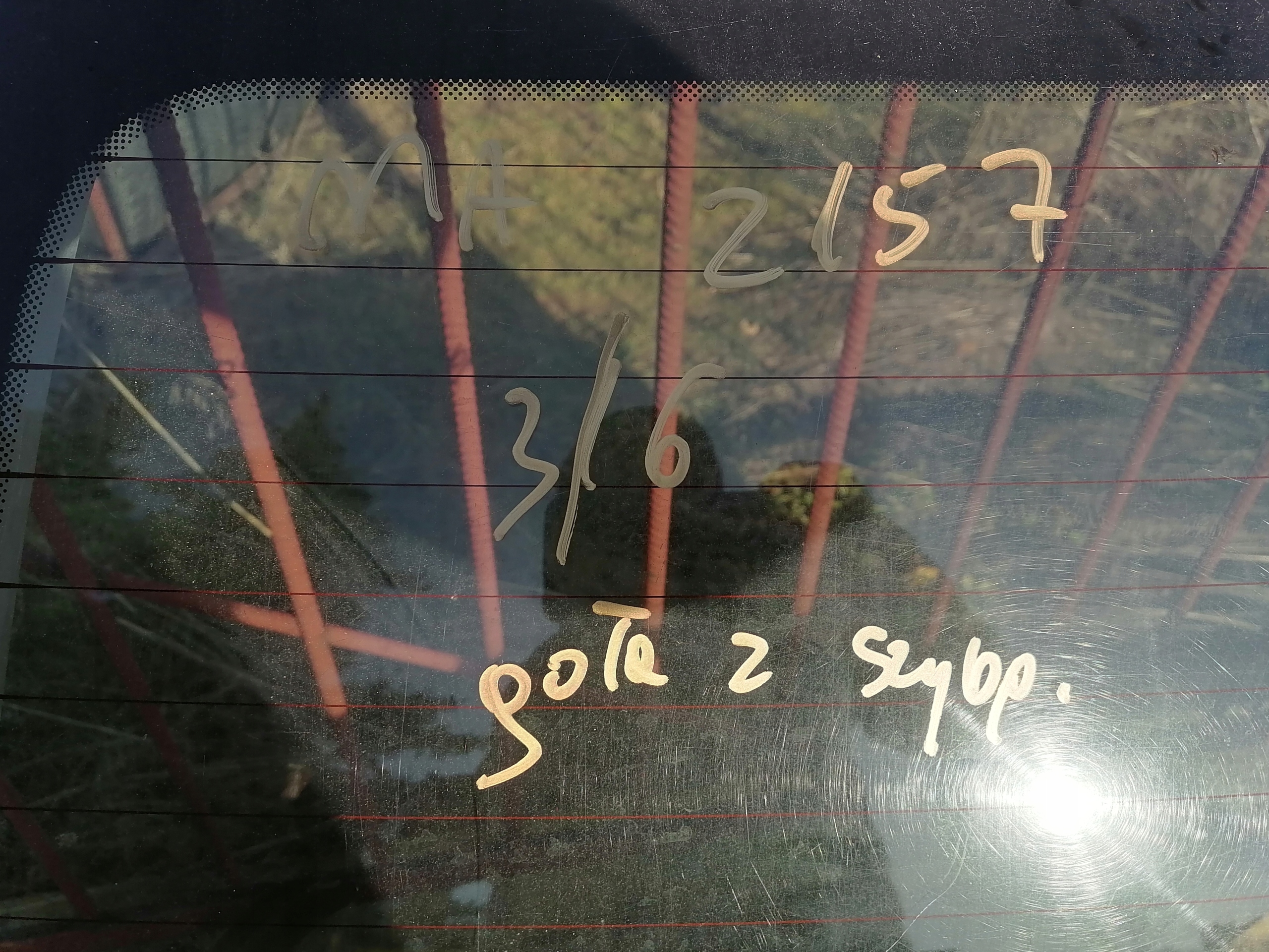 boot door OPEL MERIVA A Z157 unprotected Z window