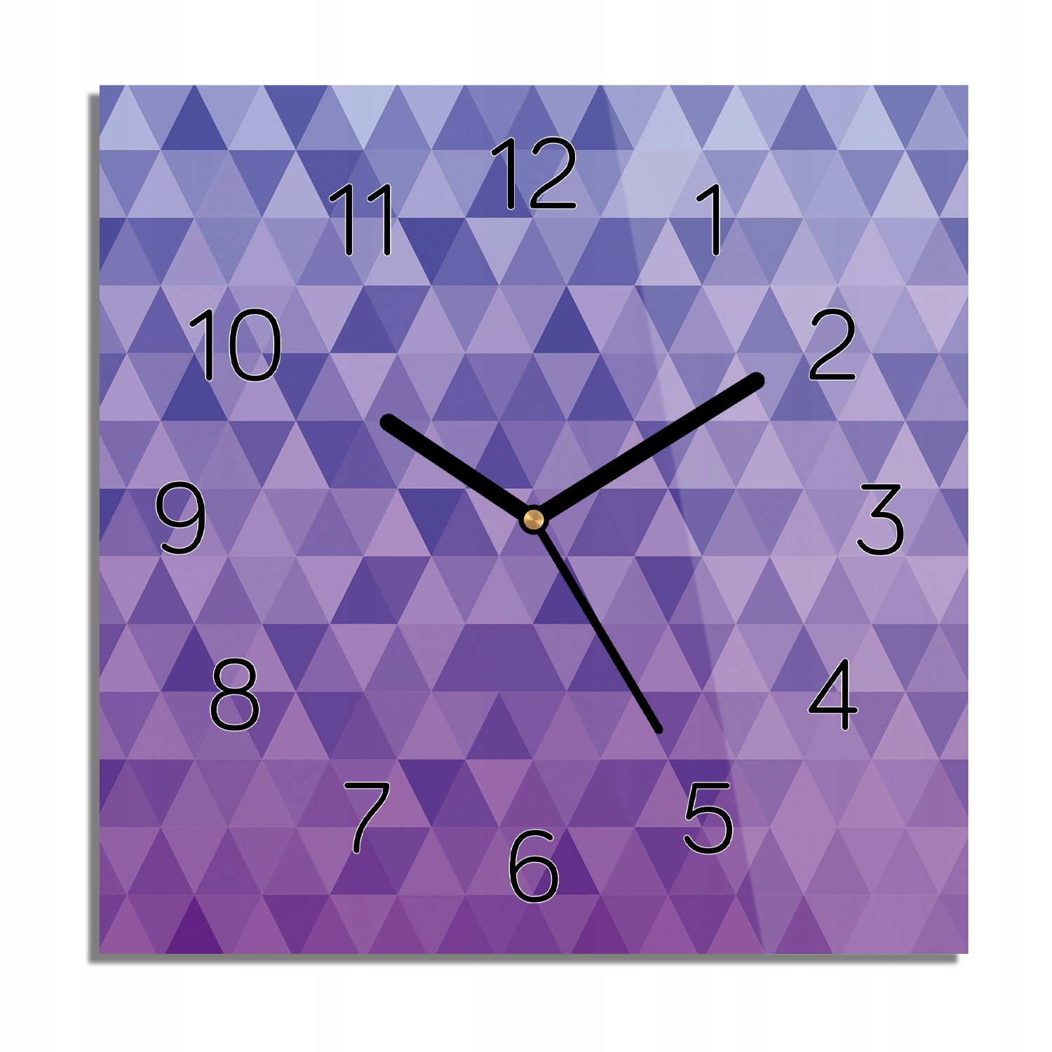 

Mozaika abstrakcja zegar szklany do kuchni 30x30
