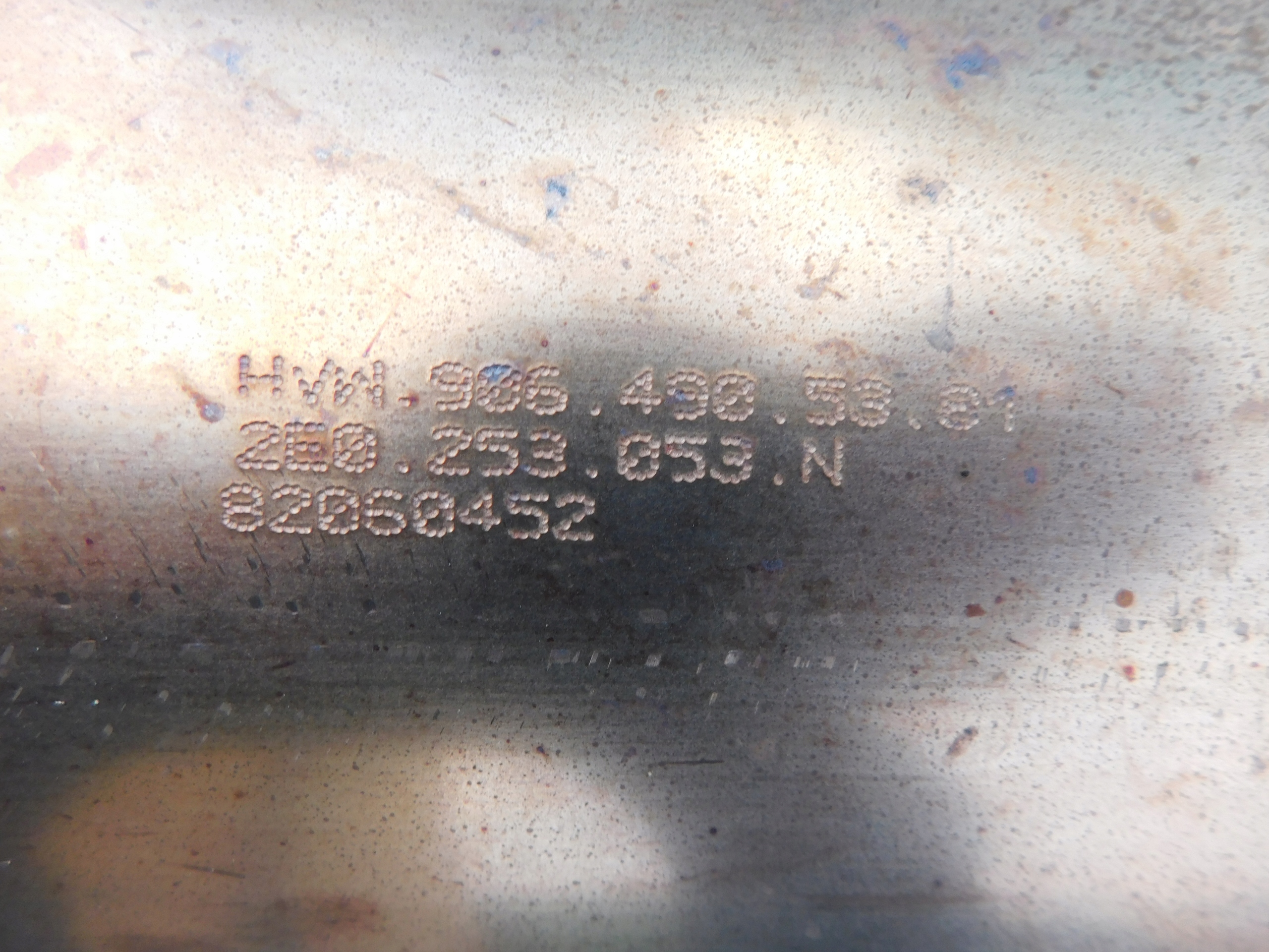 DPF catalyst complete exhaust pipe VW Crafter 2.0 TDI Euro HVW9064905381