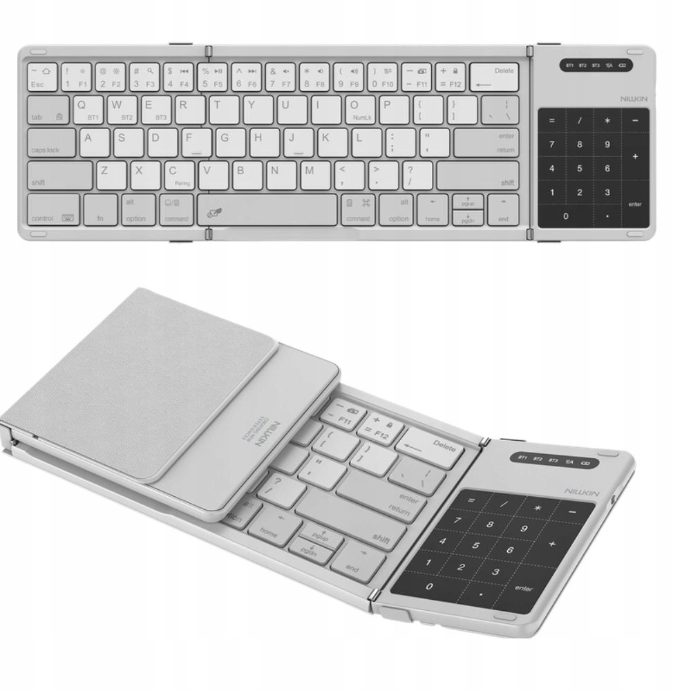 Klawiatura bezprzewodowa Nillkin Cube Pocket Bluetooth 5 składana touchpad