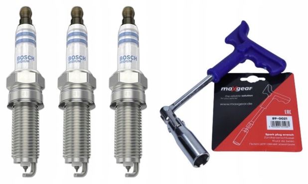 BOSCH 0 242 135 554 Świeca zapłonowa + klucz do świec 16mm