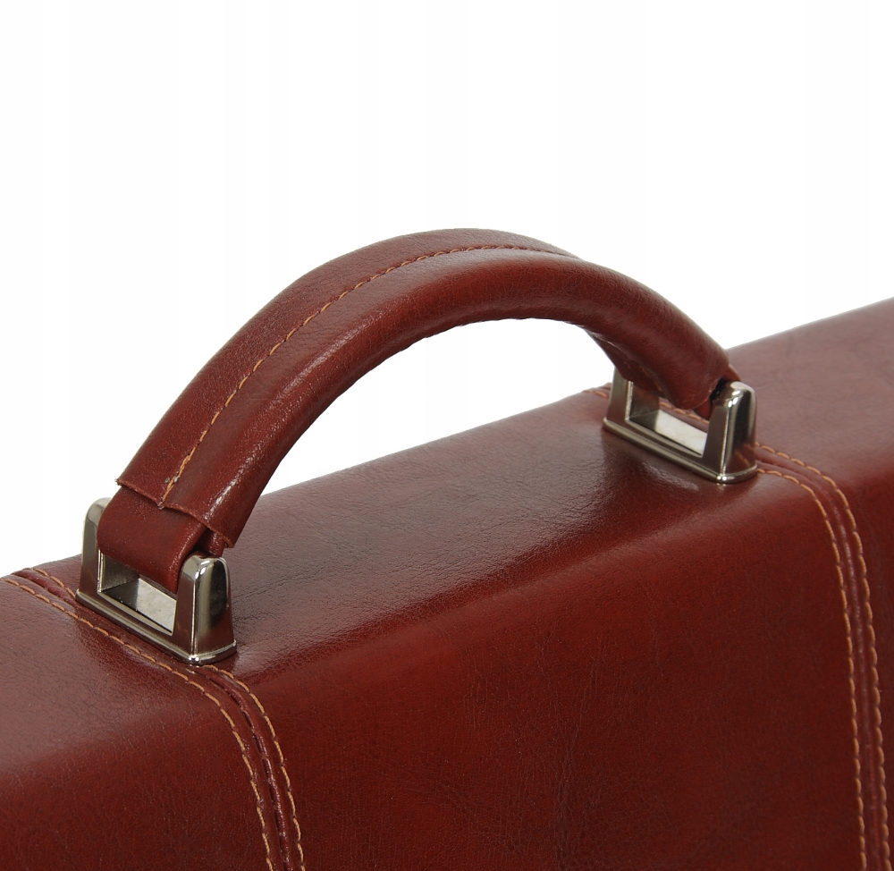 TECZKA SKÓRZANA NA LAPTOP SKÓRA KOLORY SOLIDNA Kolor okuć srebrny