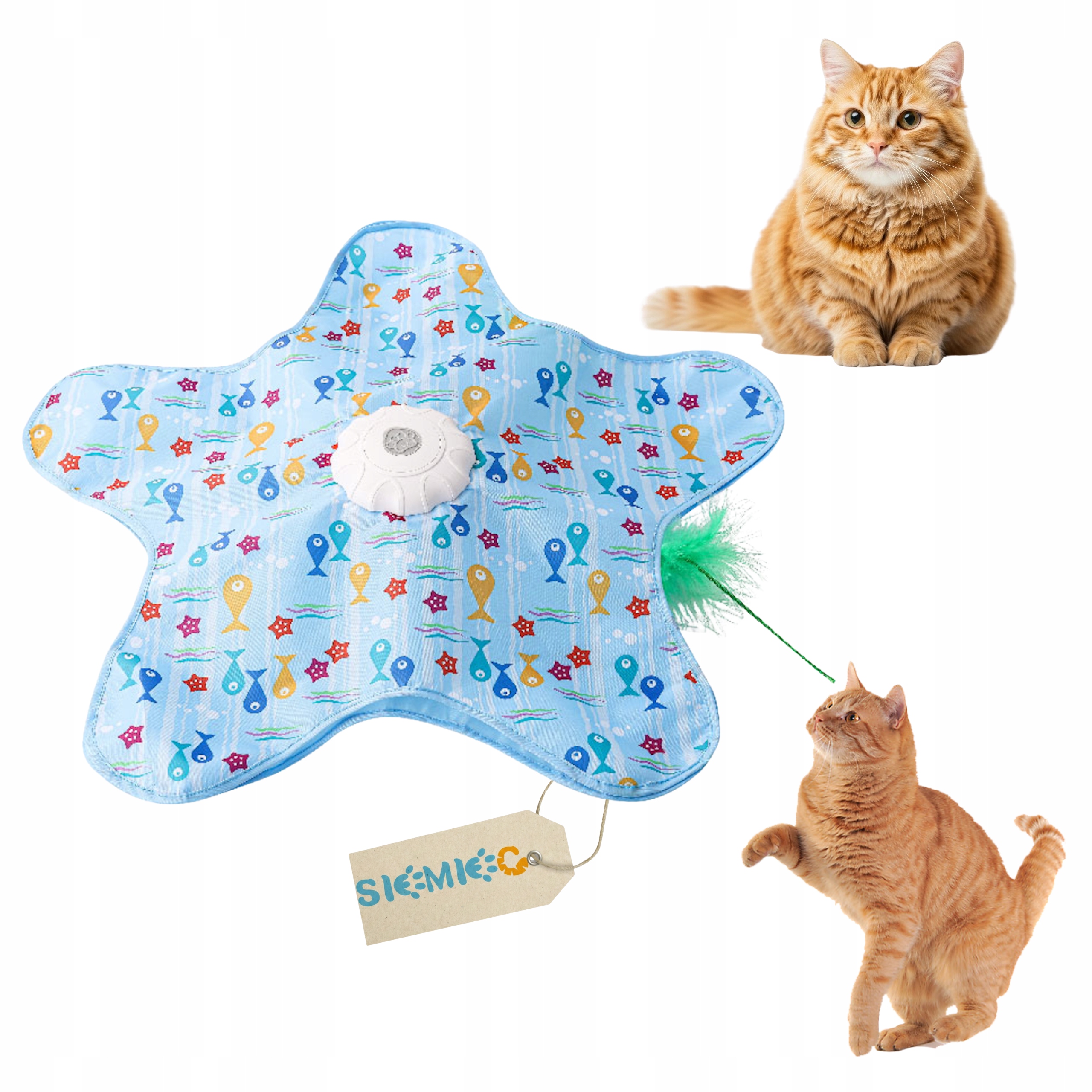 Hračky Pro Kočky Interaktivní Automatická Podložka Pro Samostatné Hraní