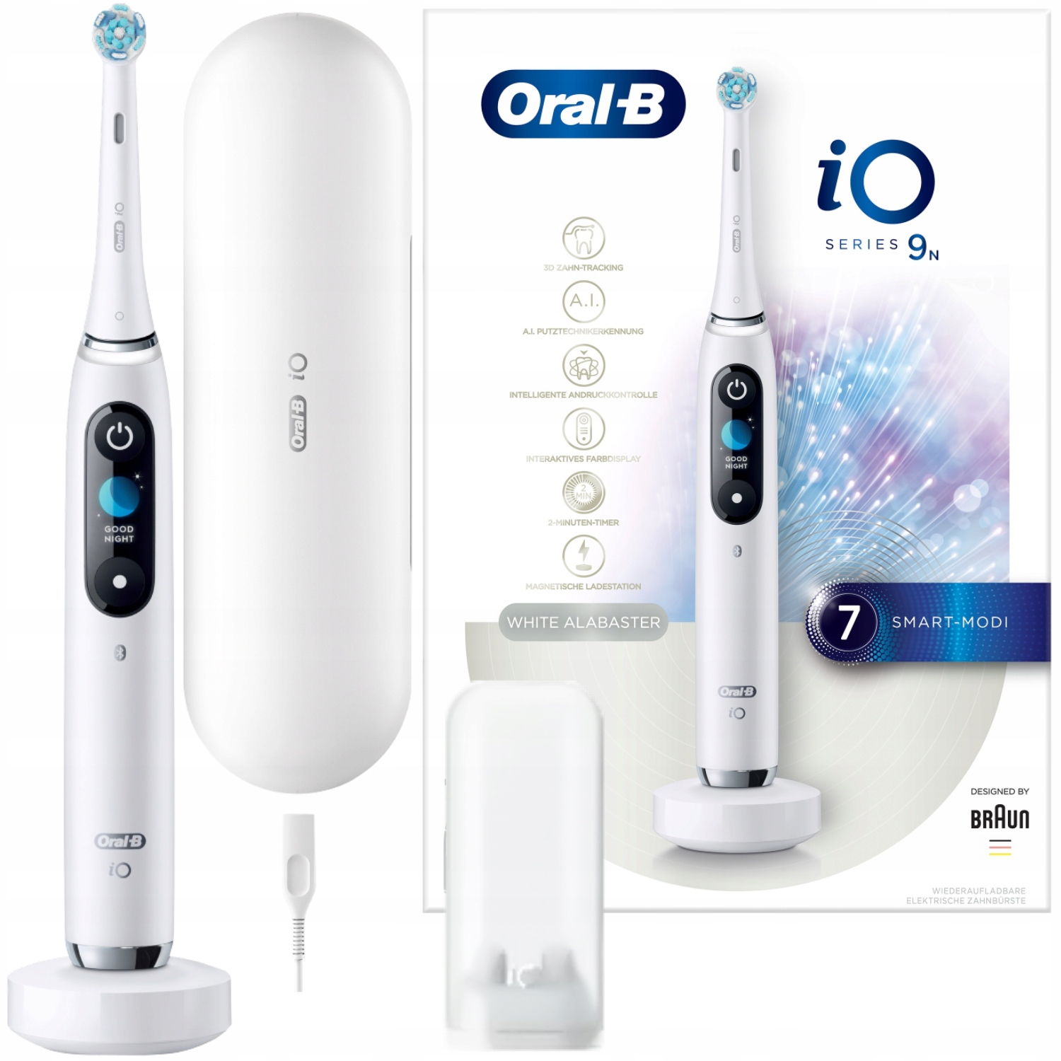 Szczoteczka Elektryczna Magnetyczna do Zębów Oral-B iO Series 9 White