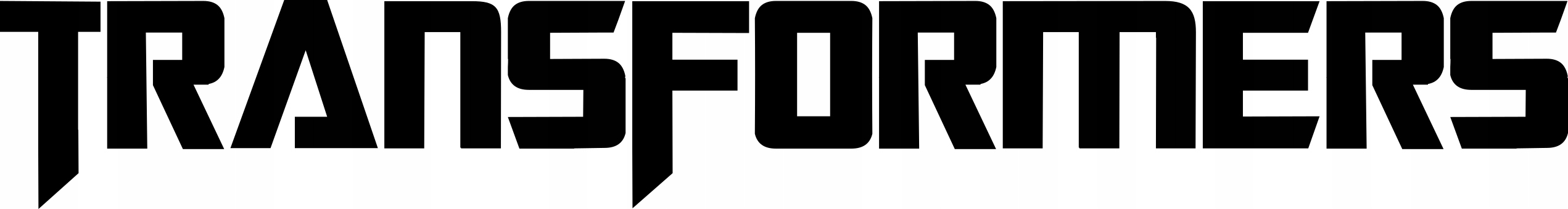 Naklejka Transformers Logo Napis 20x3cm
