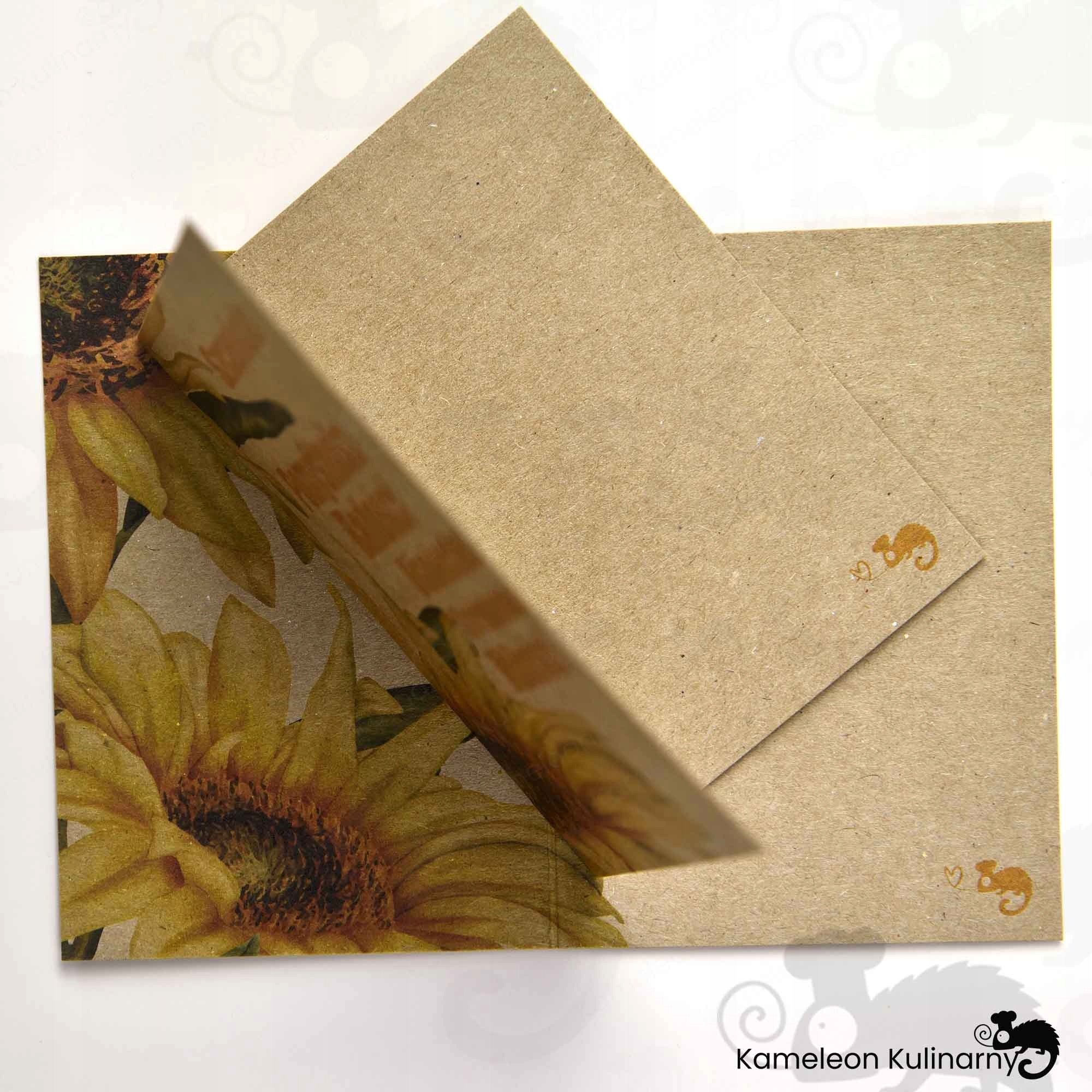 BILECIK karnet ŻYCZENIA SZCZĘŚCIA RADOŚCI 2szt EKO Szerokość 7.4 cm