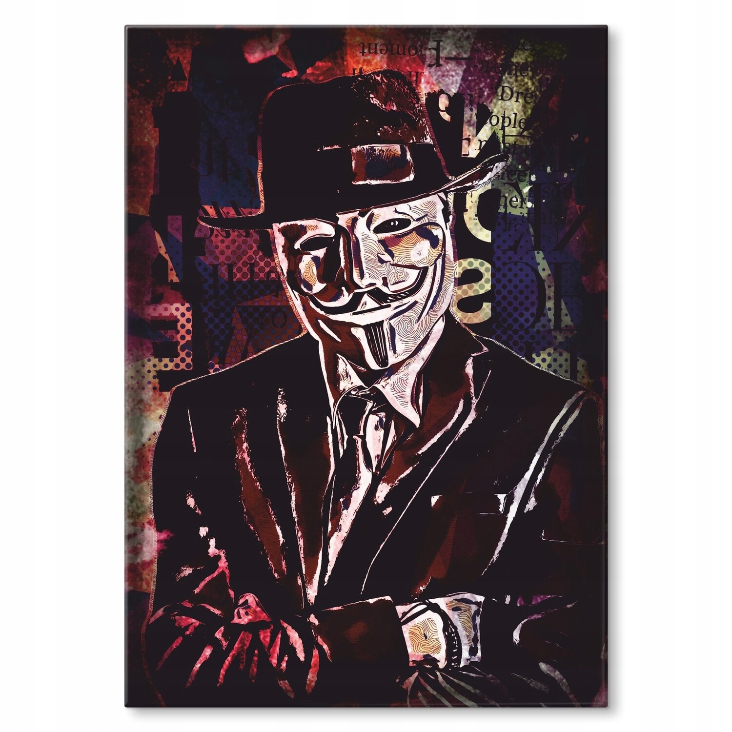 Kovový plakát Anonymous Szyld Plech 30 x 42 cm Dárek