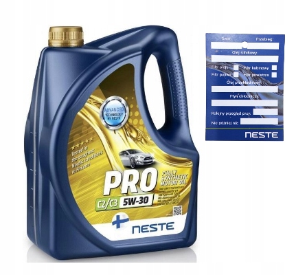 Olej Silnikowy Neste Pro 5w30 C2/C3 4L Zawieszka