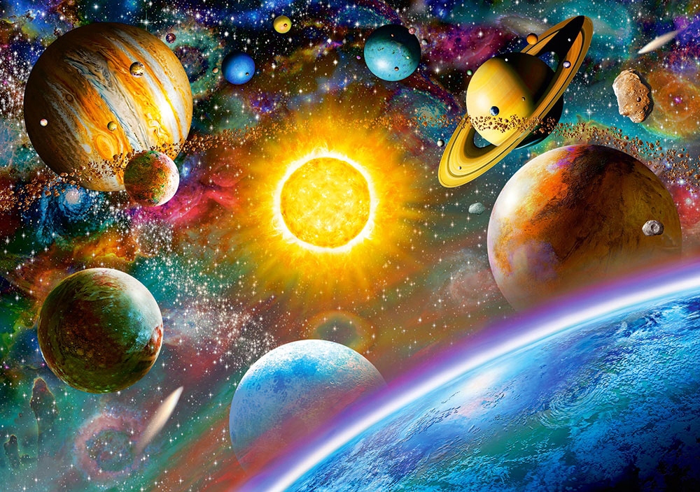 

Puzzle 500 Przestrzeń kosmiczna Planety Castor 9+
