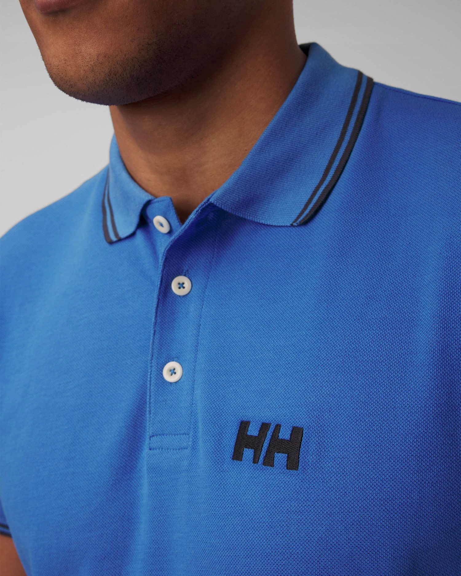 Koszulka męska HELLY HANSEN GENOVA POLO - Ultra - L Kolor niebieski