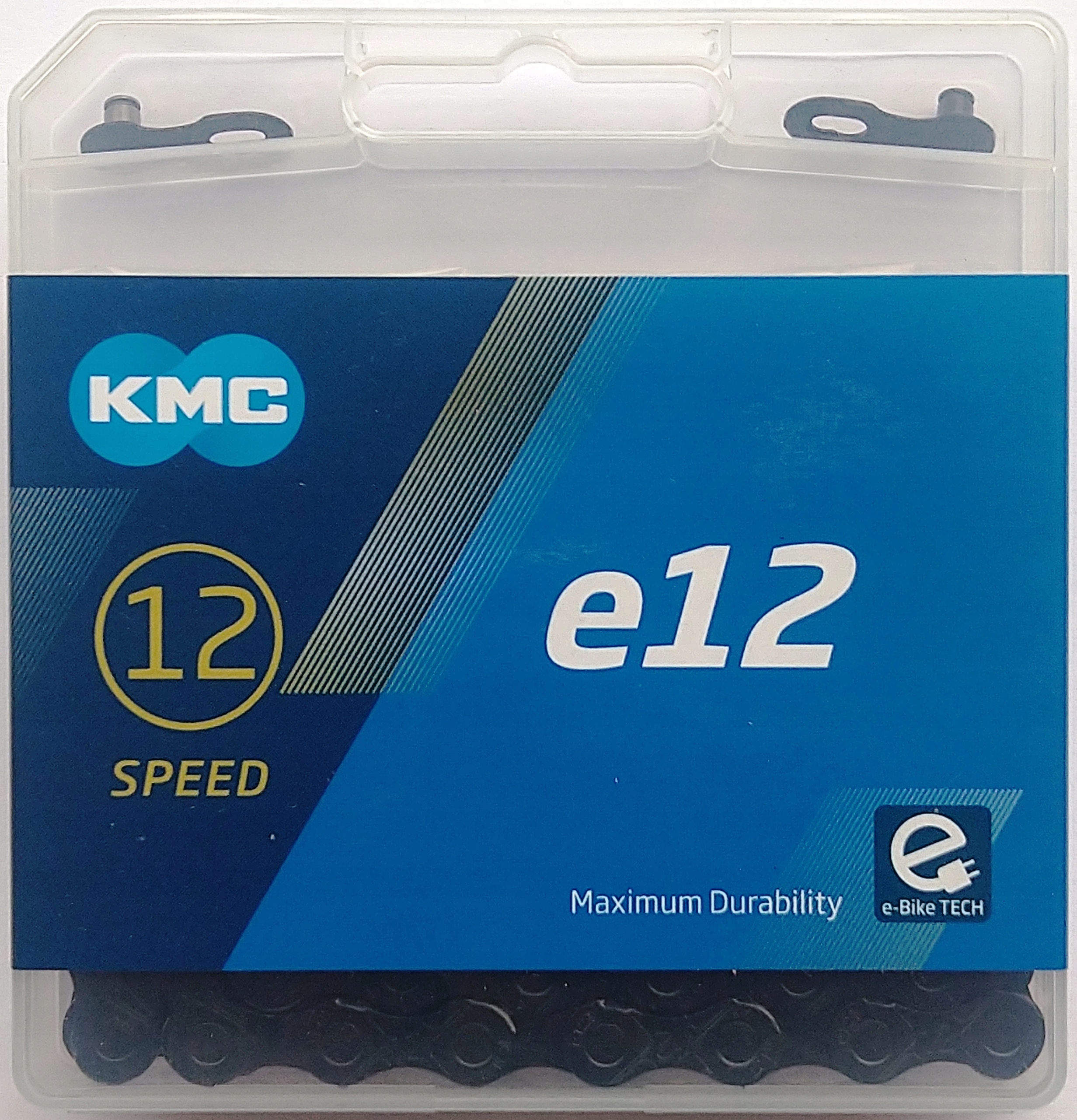 Řetěz na kolo Kmc e12 130l BlackTech box