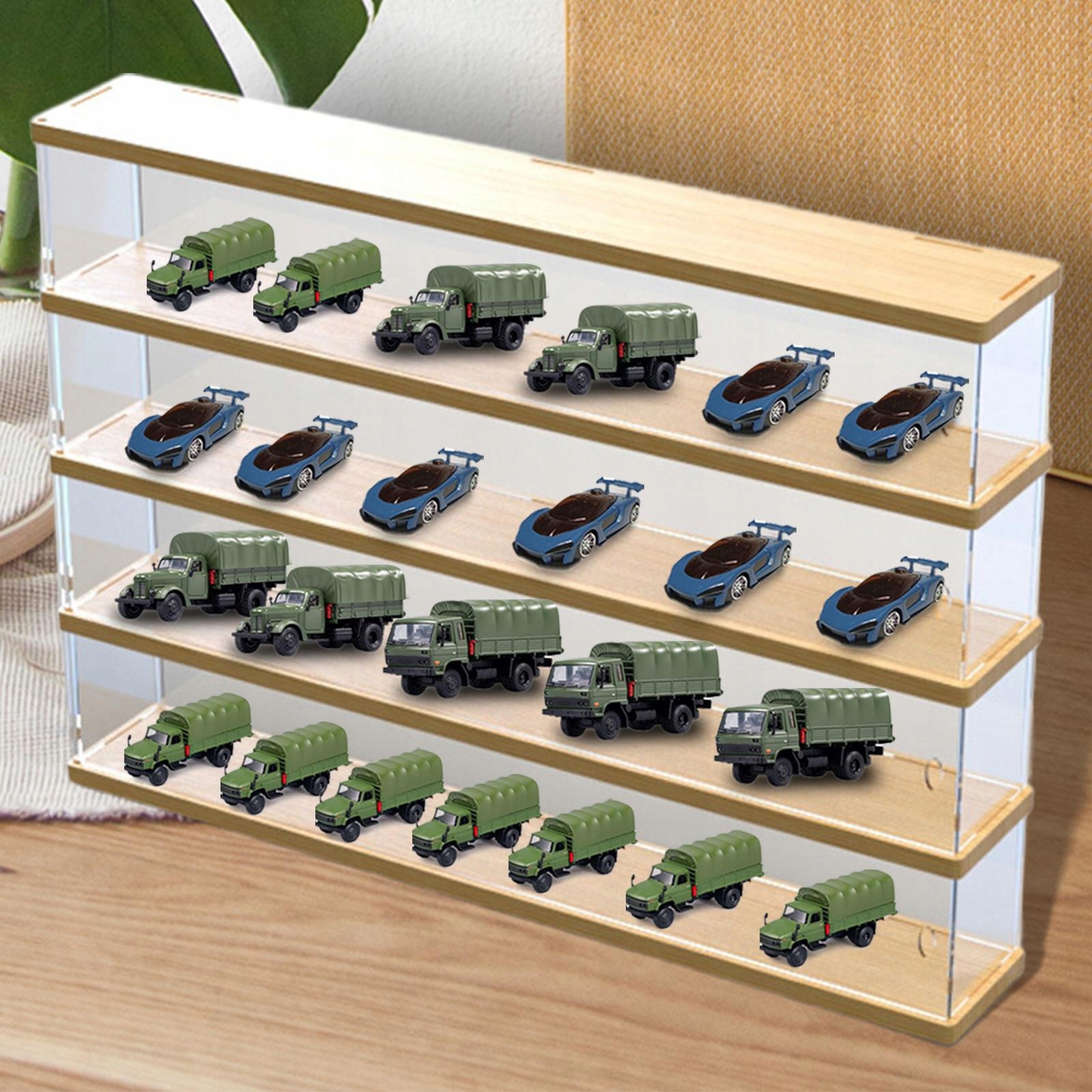 Scena gabloty modelu pojazdu parkingowego