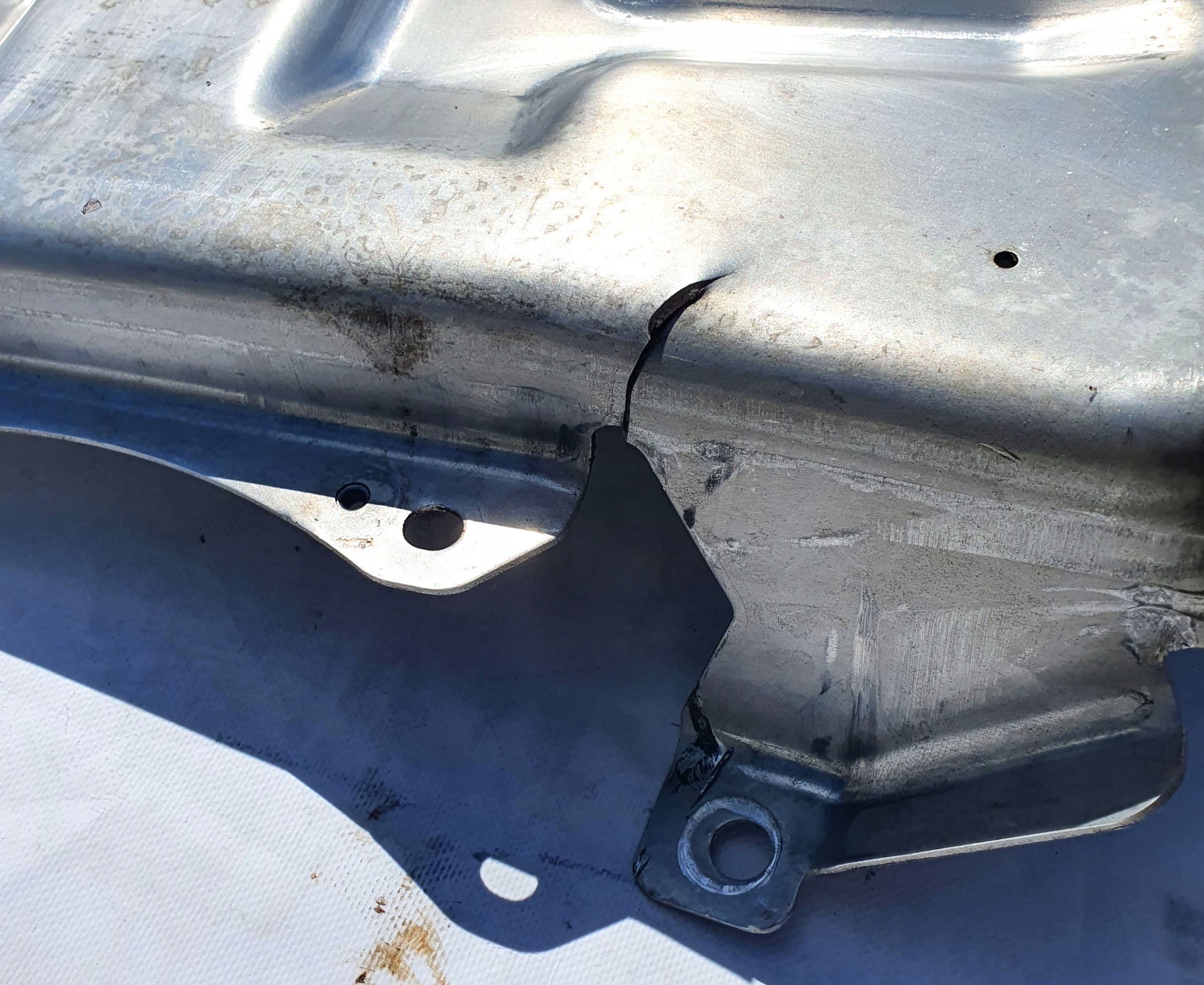 cover below engine of the engine metallic LAND ROVER DEFENDER L663 OE