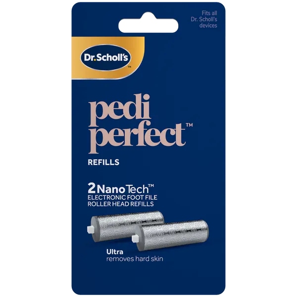 Dr. Scholl – Pedi Perfect NanoTech, rotační hlavice, 2 kusy