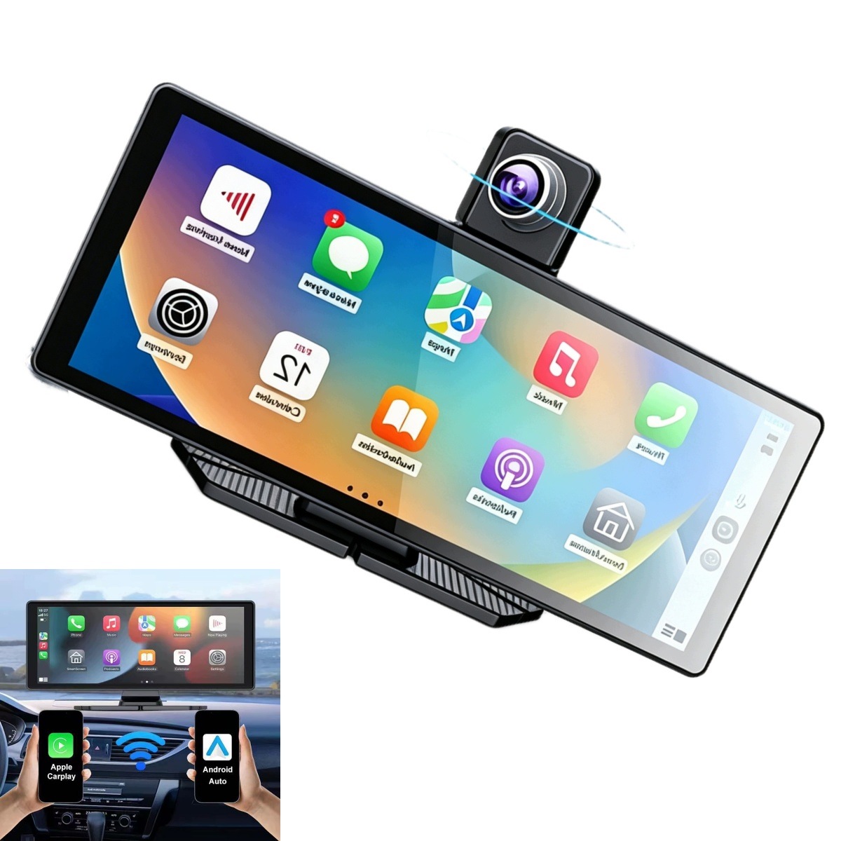 Automobilové Rádio 10,26 palců Multimediální Stanice Android Auto Carplay Kame