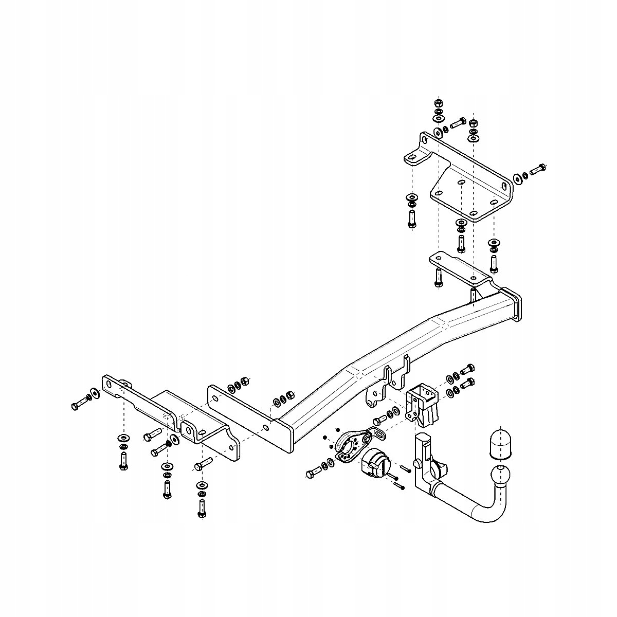 Hak Wypinany Nissan Murano Z52 3 III SUV od 14 MODUŁ WIĄZKA 13 PIN GRATIS Producent Steinhof