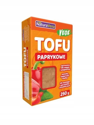 Levně 4x paprikové Tofu Kostka 250g Naturavena