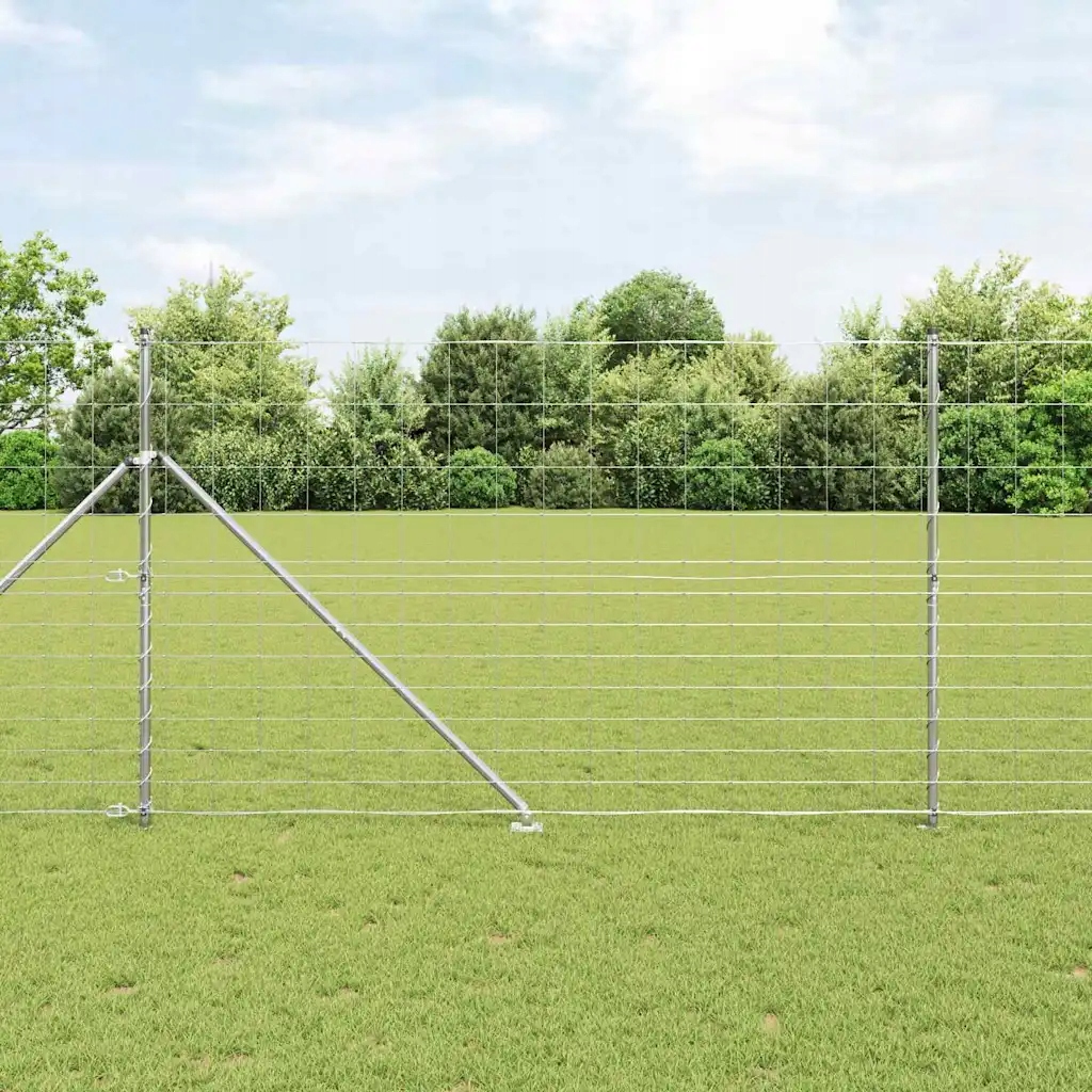 Pastevní plot Stříbrná 25 x 1.5 m Pozinkovaná ocel Stříbrná 3351435