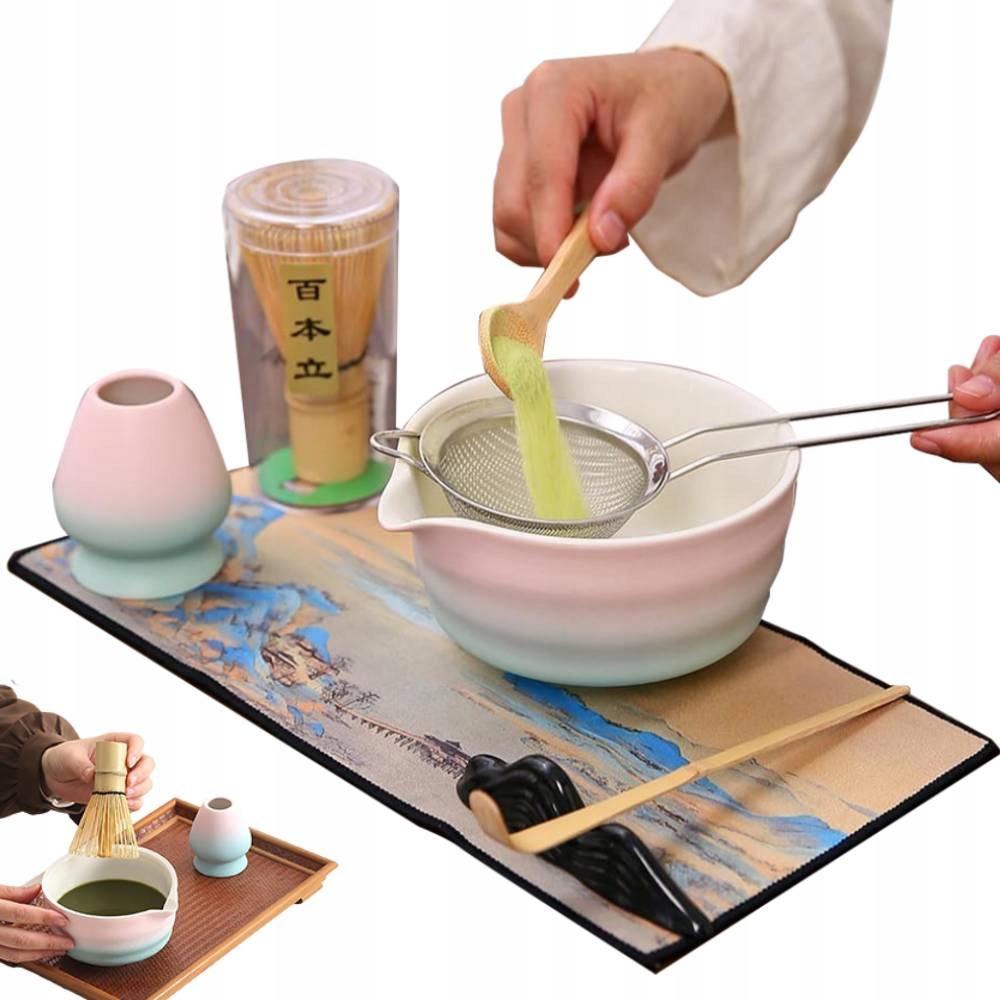 Levně Sada 8 Kusů Sada Pro Matcha Nástroj Pro Přípravu Matcha