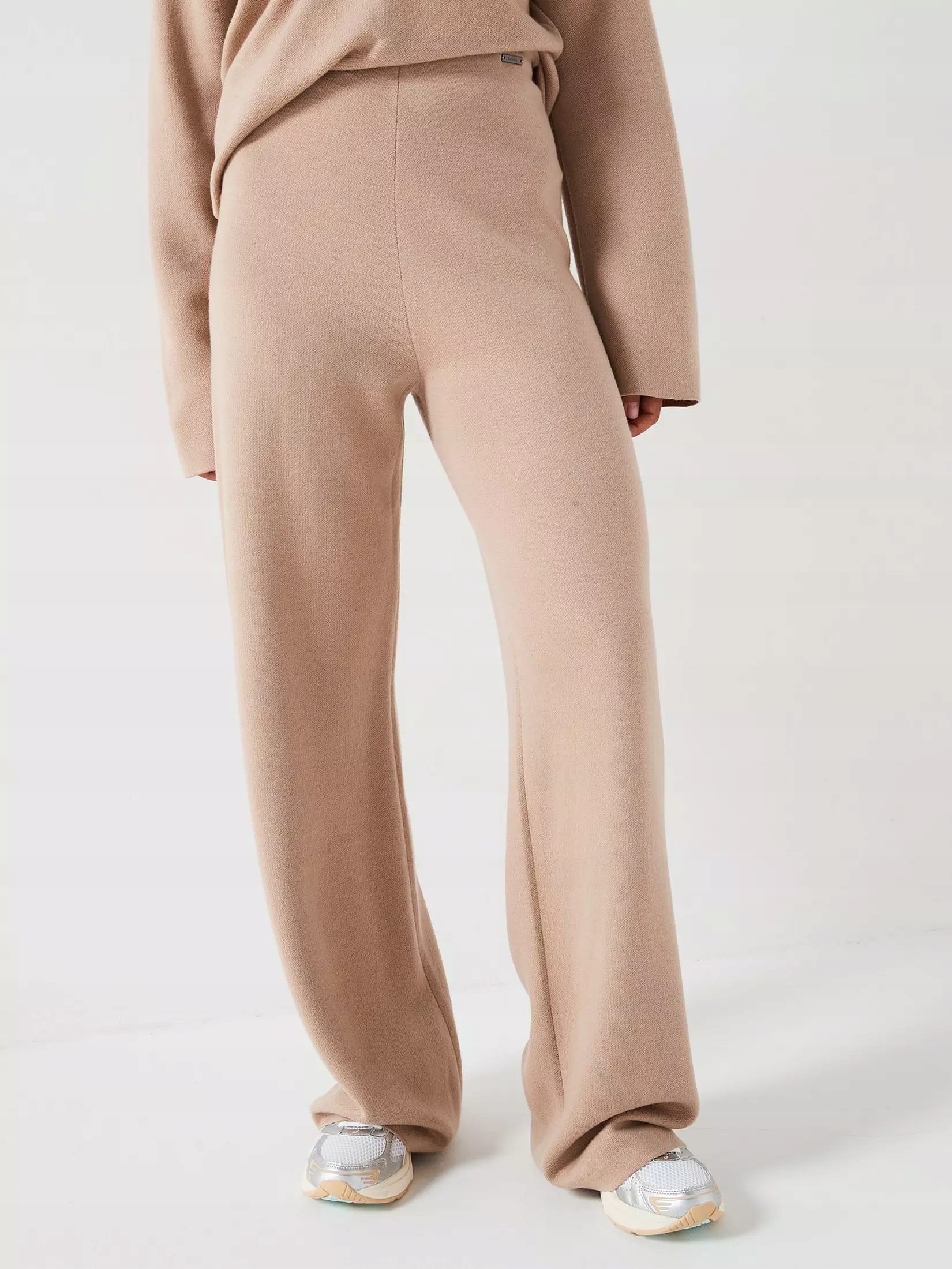 Calvin Klein Béžové Pletené Kalhoty (s)