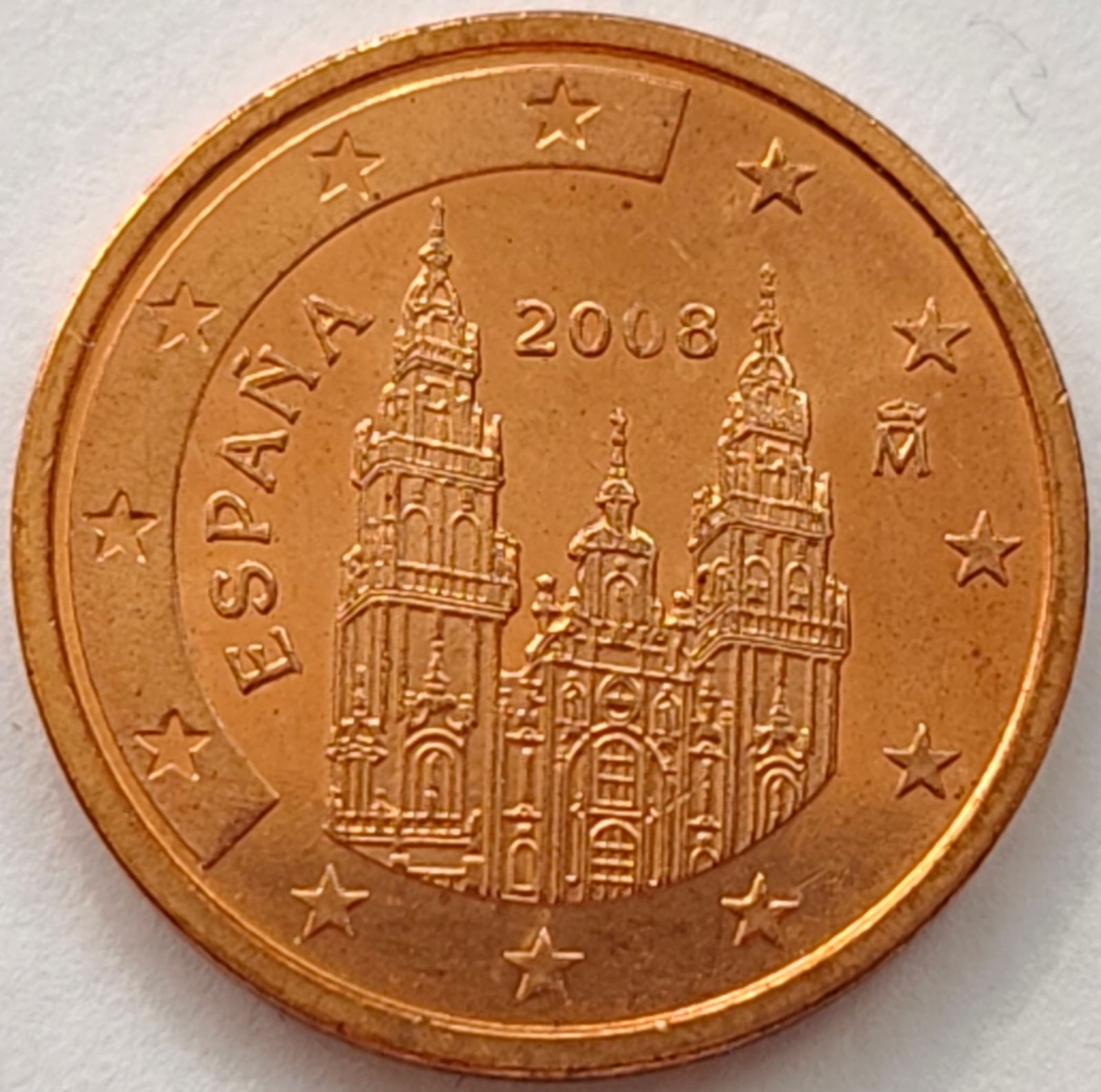 4232 - Hiszpania 2 eurocenty, 2008