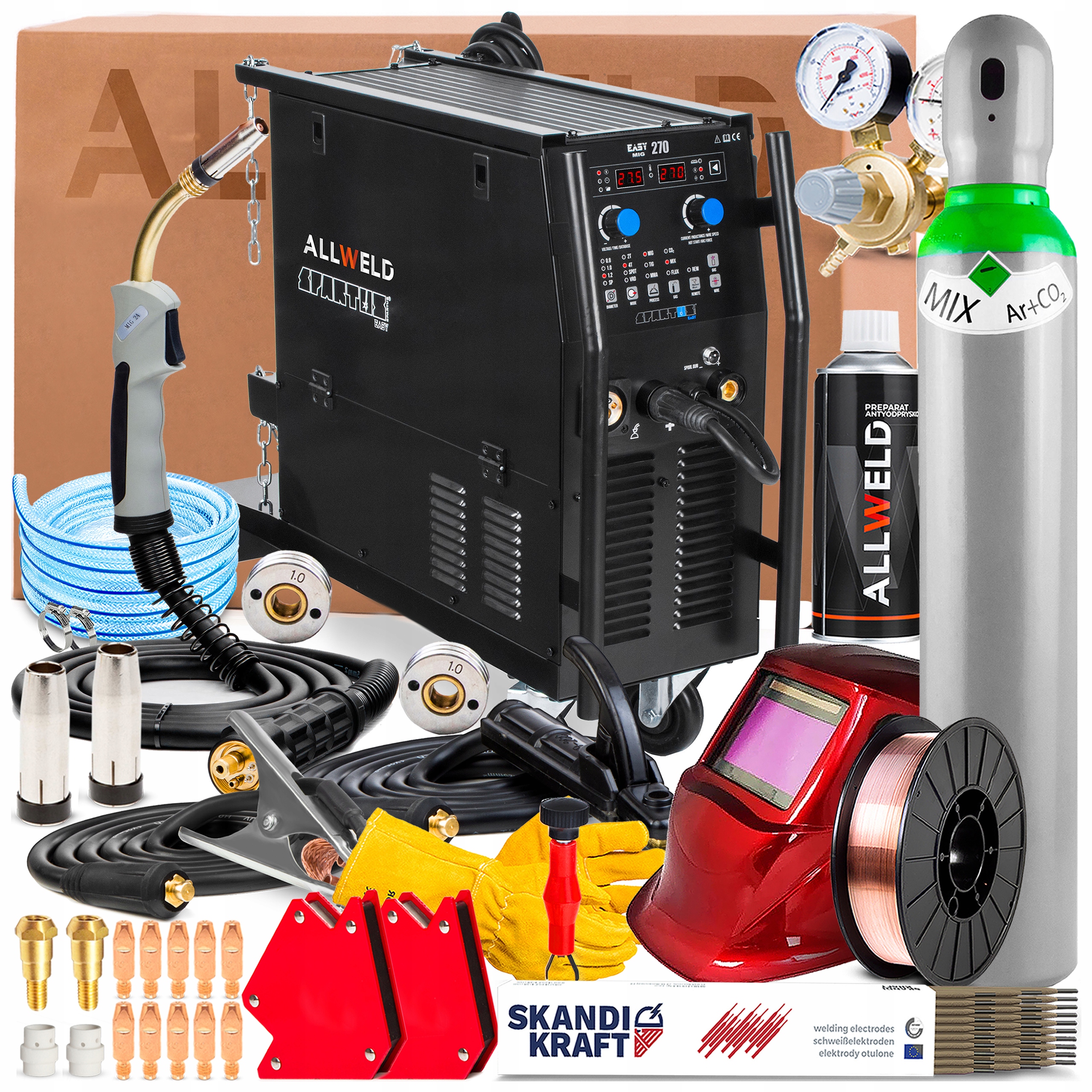 Svařovací Stroj Spartus Easymig 320 400V 300A Tig Lift Synergie Svařování 4R
