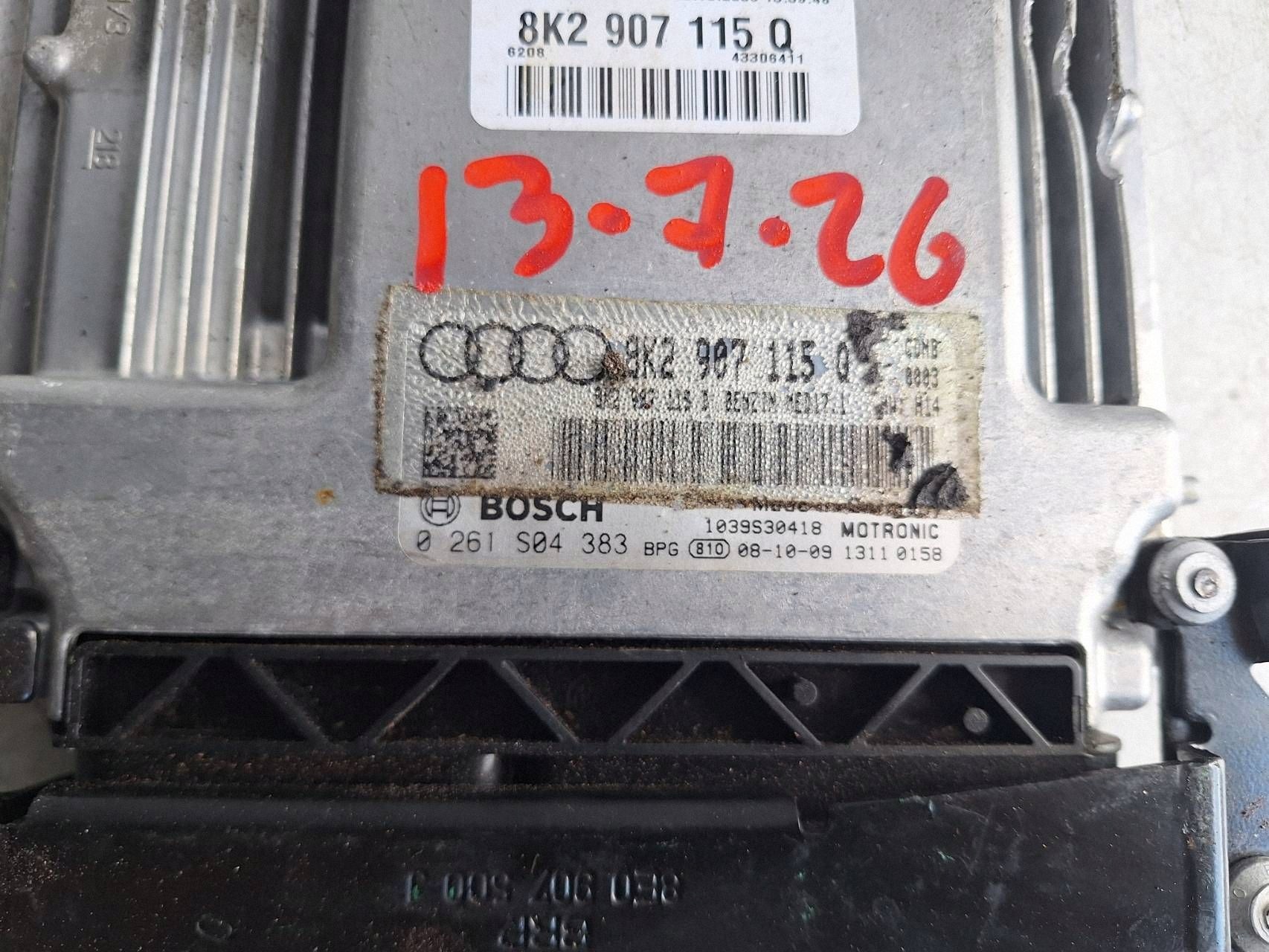 control unit of the engine front Audi A4 S4 B8 8K 8K2907115Q